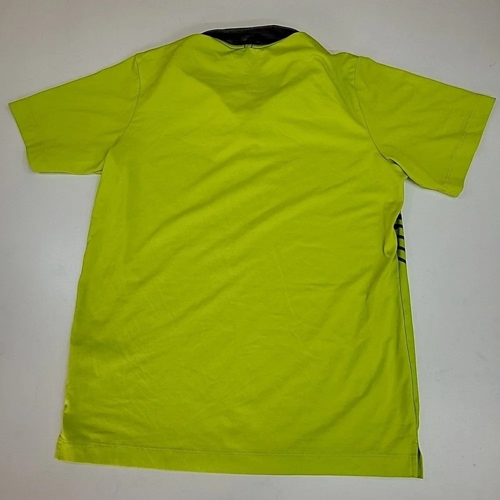 Nike Golf Tour Performance Dri Fit Polo Men's L Lime Grey‎ Activewear Athleisure
